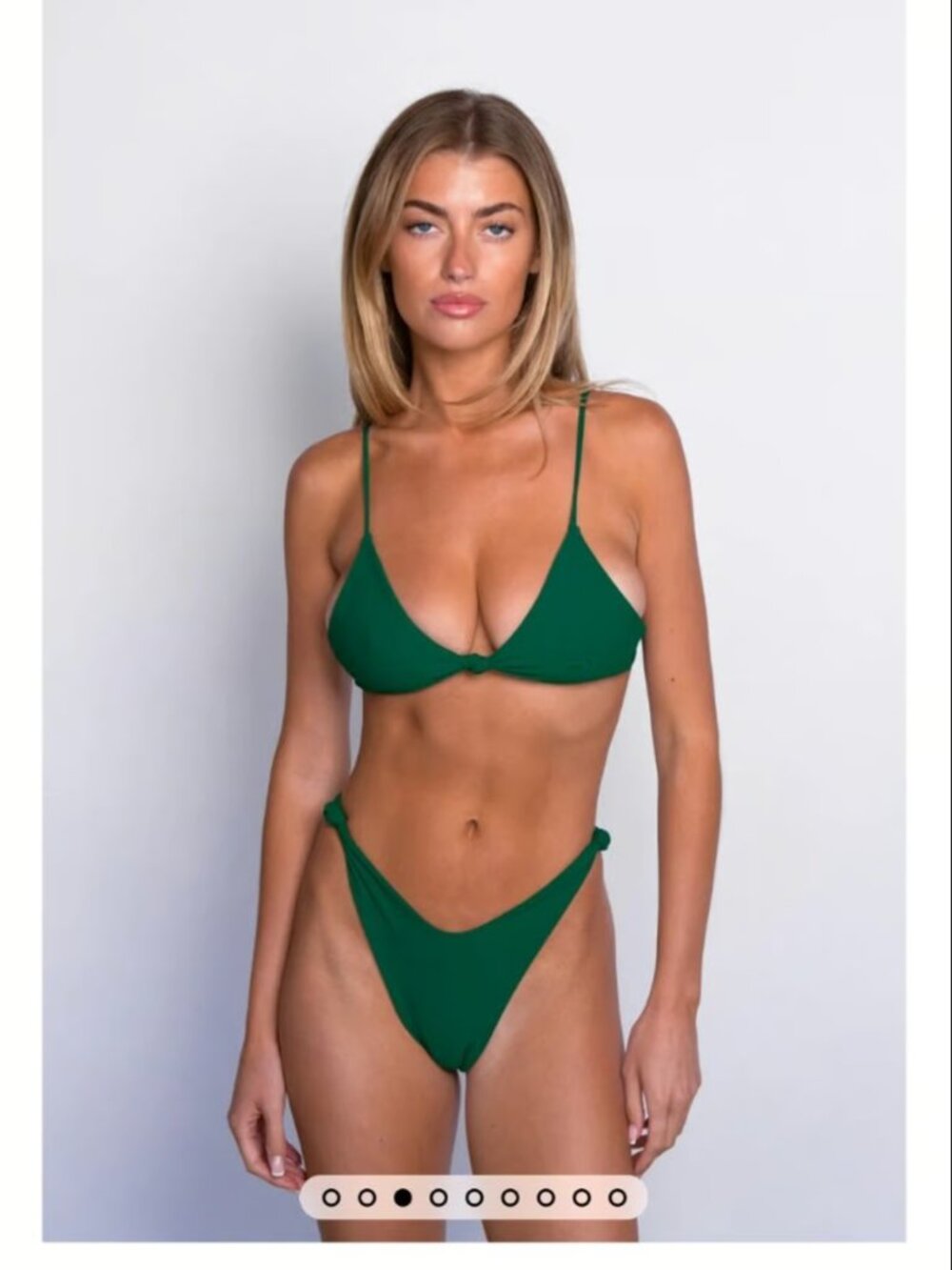 [NWOT] Skatie Bikini - Sarah Top (L) + Mellie Bottom (L) - Scout (Green) - Picture 2 of 10